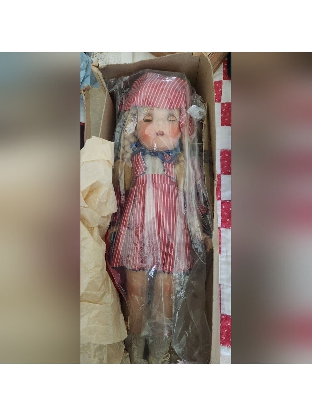 Rare Happitime Doll in Box 1950’s For Sears Roebuck